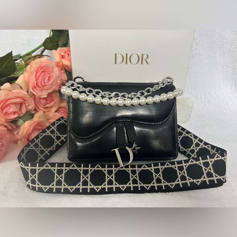 ✨Dior ADDICT ✨Saddle Case/Shoulder Bag, Crossbody & Handbag